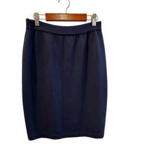 St.John basic knit pull on skirt Navy size 2